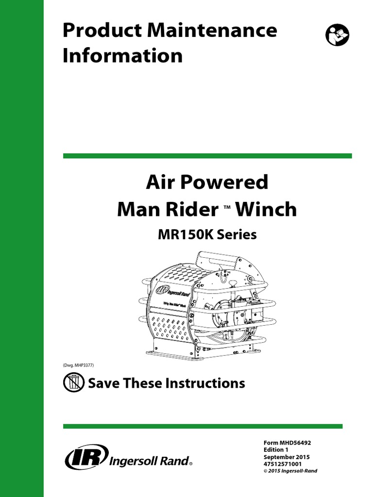 Man Rider Winch Maintenance Guide | PDF