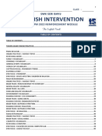 English Intervention (Printable)