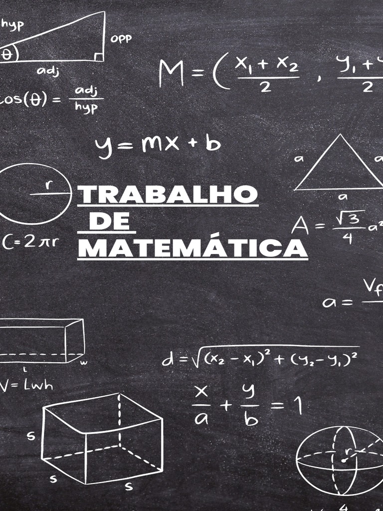 Trabalho de Matemática - Pitágoras | PDF