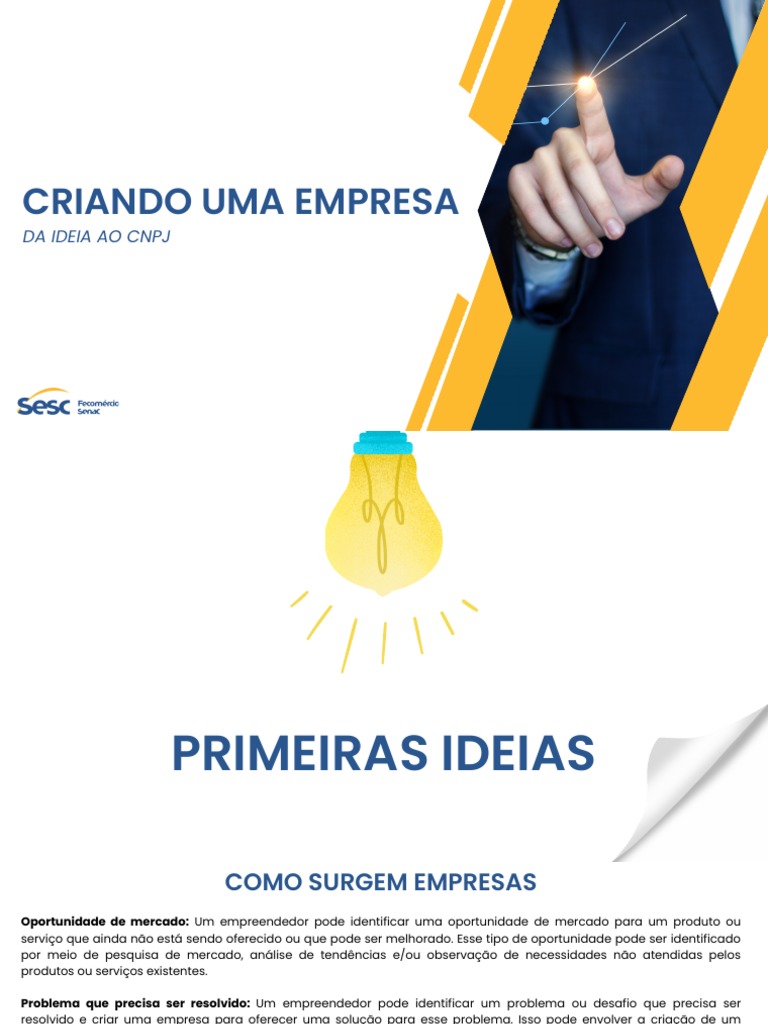 Como criar uma empresa na pr tica pdf segmenta o de mercado