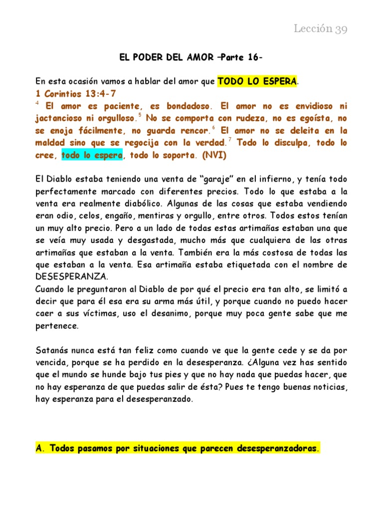El Poder Del Amor Parte 16 | PDF | Cristo (título) | Dios