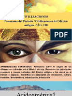 Tema 8, Panorama Del Periodo Civilizaciones Mexico Antiguo