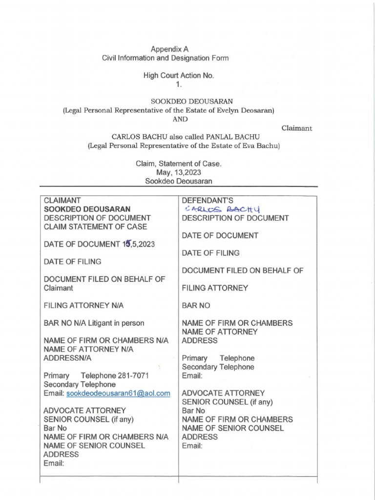 Filing Form A | PDF