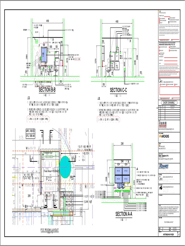 FCC Room Layout for Hotel Development | PDF