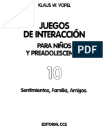 Juegos de Interacción: para Niños Y Preadolescentes