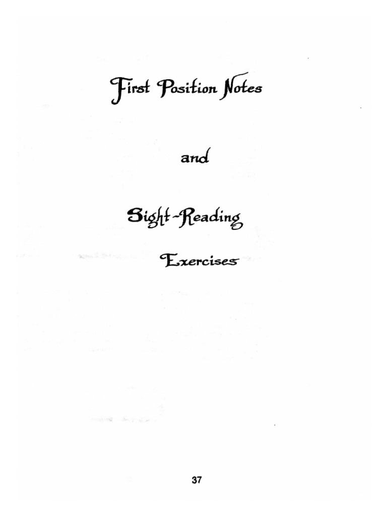 sight reading exercises 1-5 | PDF