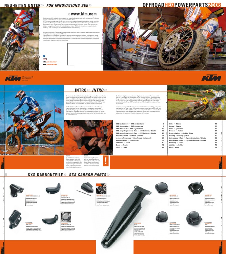 Catalogo 2006 KTM