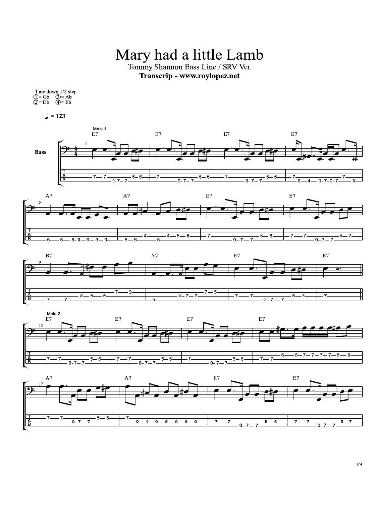 Mary Had A Little Lamb PDF