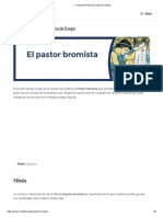 Fábula El Pastor Bromista de Esopo