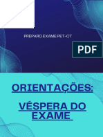 Orientações Pet Ct.