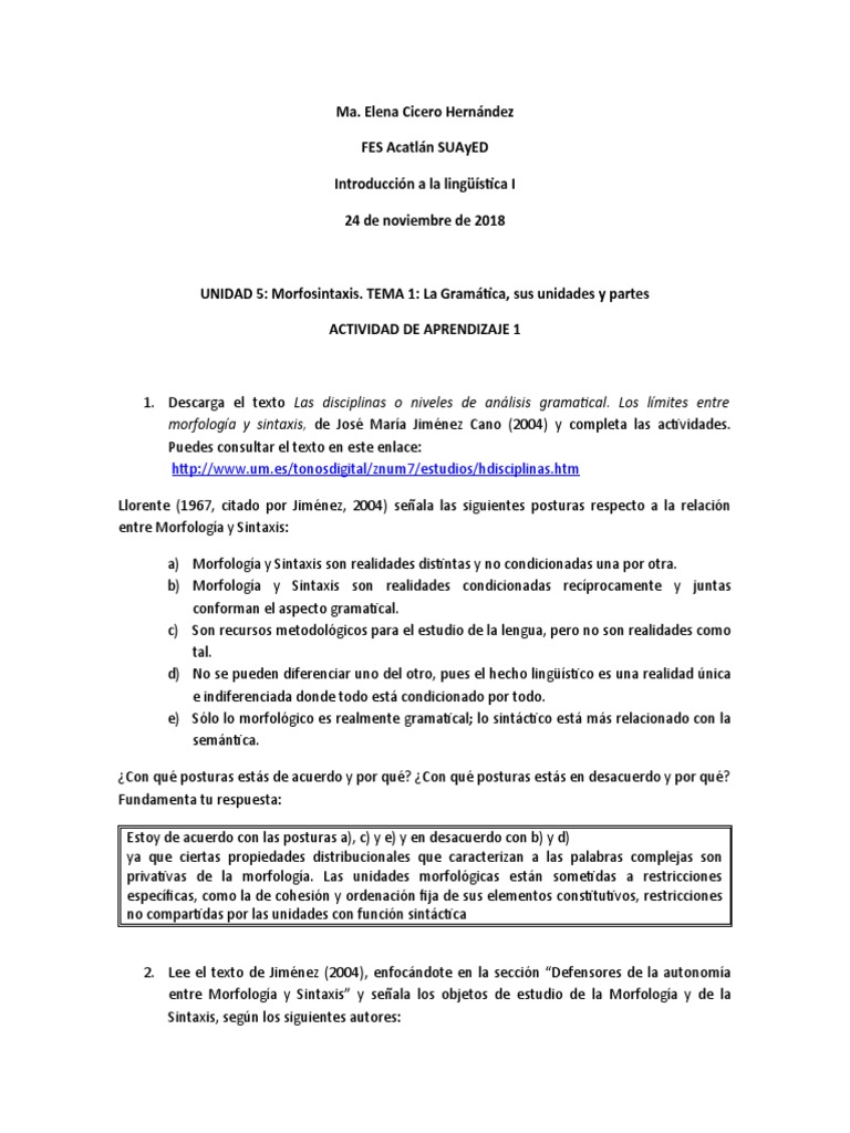 Morfologia_y_sintaxis PDF Sintaxis Gramática