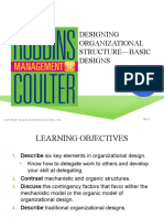 Designing Organizational Structure-Basic Designs: Cop Yri GHT © 20 16 Pearson E Ducati On, Inc