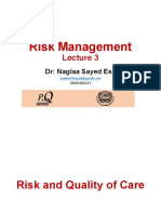 Lecture 3 - Risk Management