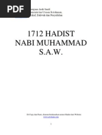 Download 1712 Hadist Rasul SAW by enasutio SN6511655 doc pdf