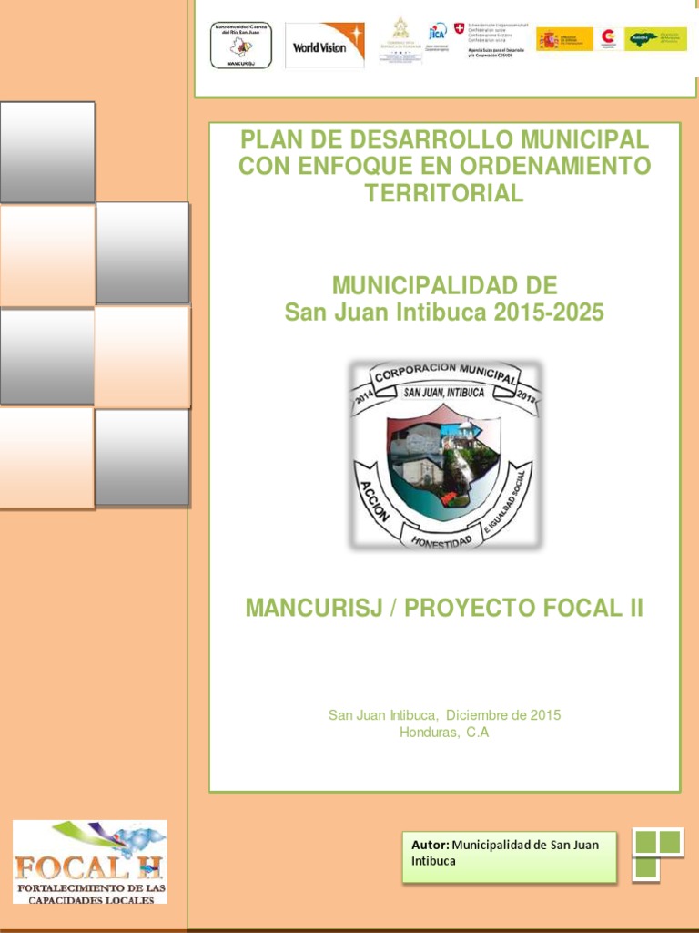 Plan de Desarrollo Municipal San Juan Intibucá | PDF