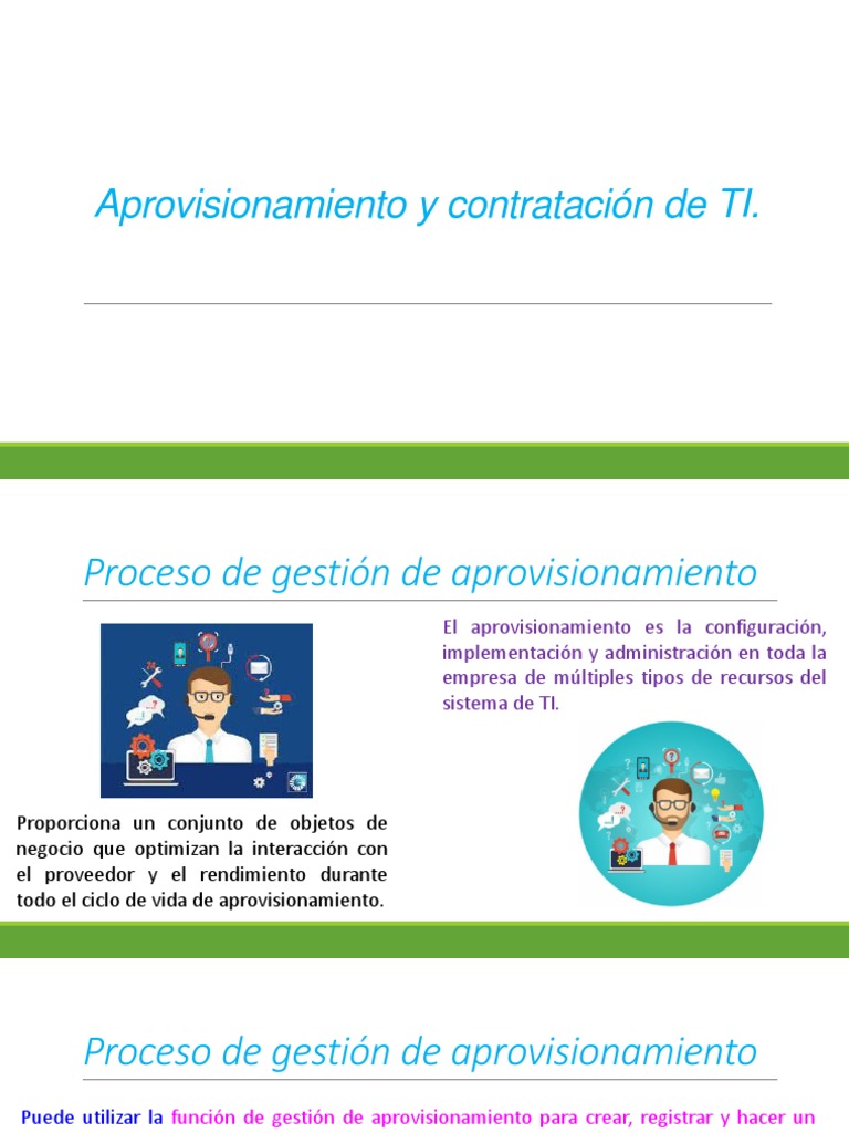 Gestión de Aprovisionamiento de TI | PDF | La seguridad informática ...