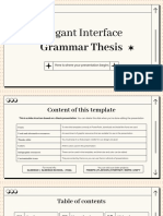Cópia de Elegant Interface Grammar Thesis by Slidesgo