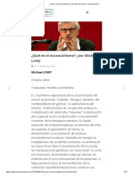 ¿Qué Es El Ecosocialismo - , Por Michael Lowy - Intersecciones