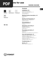 Download indesit wi142 by Adina Manole SN65117473 doc pdf