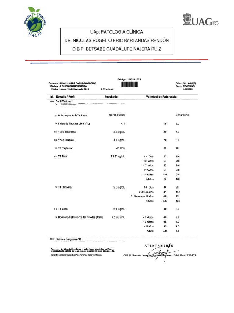 Caso Clinico Tiroides PDF | PDF