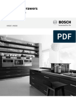 BWD5751SS Bosch Warming Drawer Use and Care Manual