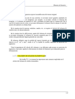 12) Volúmenes o Cubicación - Determinación