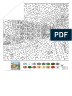 Old Town Street Color by Number _ Free Printable Coloring Pages