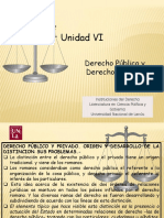 Unidad VI - Derecho Público y Derecho Privado
