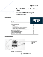 Agilent G3471A Pneumatic Control Module (PCM) : Parts Supplied