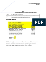 S15 - Tarea - Borrador de Esquema de Redacción - Introducción y Conclusión