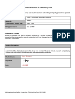 Authentication Form Diploma