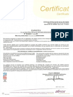 Certificat NF Gamme Lith Ex9 EA9 134 937 A0