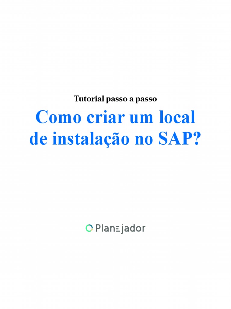 Tutorial Sap | PDF