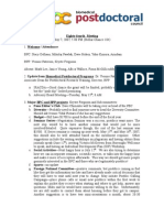 84th Penn Biomedical Postdoctoral Council Minutes, May 07, 2007