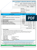 Biometric - Quotation RS9