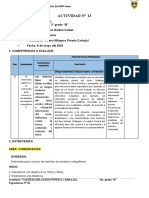 Experiencia de Aprendizaje Del Dia Lunes 8 de Mayo