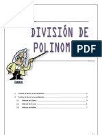 División de polinomios