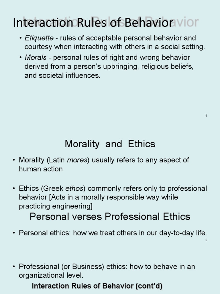 Engineering Ethics and Professional Conduct | PDF | Morality | Integrity