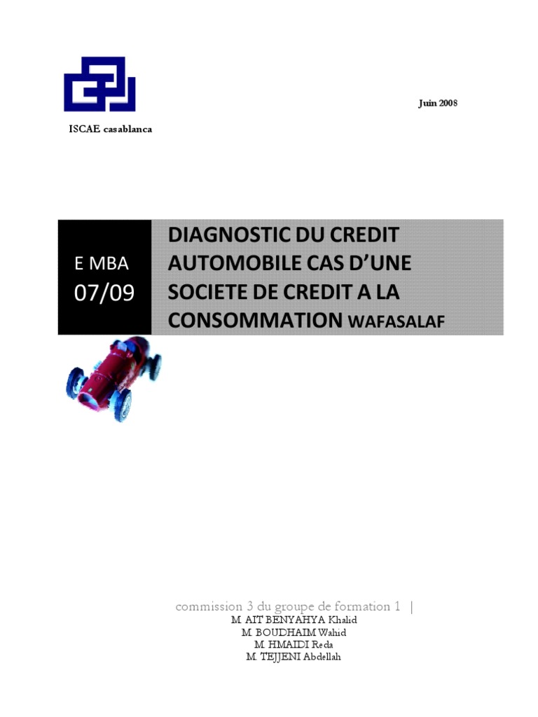 exemple rapport diagnostic entreprise credit de