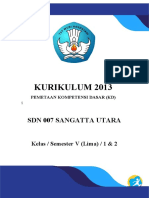 Kelas 5 - Pemetaan KD