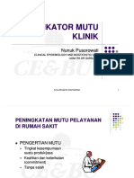 Indikator Mutu Klinik