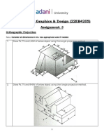 Assignment Orthographics Projections