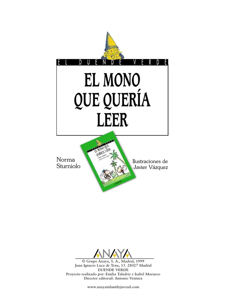 El mono que quería leer en la selva | PDF | Poesía | Clásicos