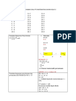 Kunci Jawaban Soal PTS Matematika Umum Kelas X 2020