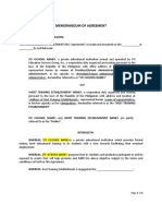 FT-CRD-128-00 Memorandum of Agreement (MOA) Template Bet. STI and Host Company (15264)