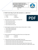 ULANGAN TENGAH SEMESTER GENAP PPKN