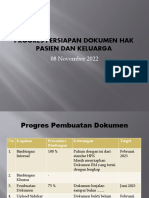 Progres Persiapan Dokumen HPK