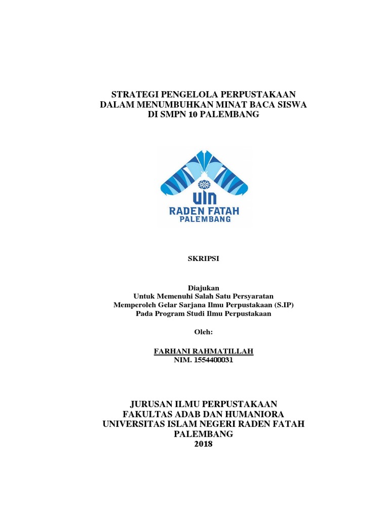 Uin Raden Fatah | PDF