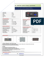 JK48V100 LiFePO4 Battery Specification
