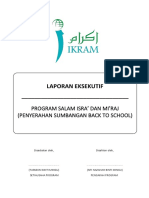 Laporan Program Salam Isra' Mi'raj & Back To School 2023